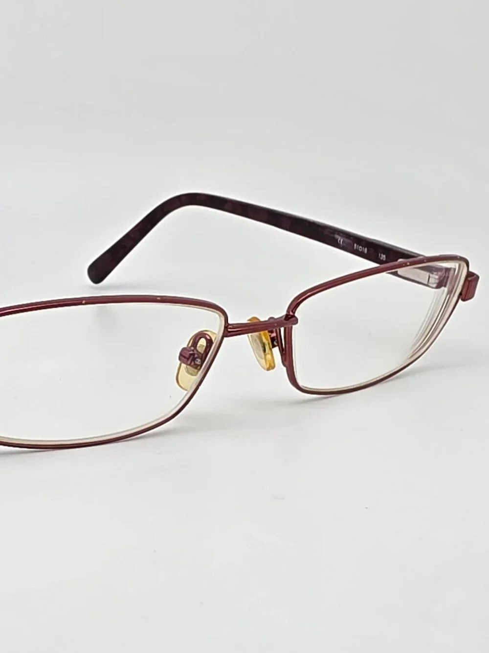 Diane Von Furstenberg DVF8003 641 Burgundy Eyeglasses Frame w Flexhinge and Case